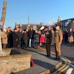 Act of Remembrance at Findhorn War Memorial